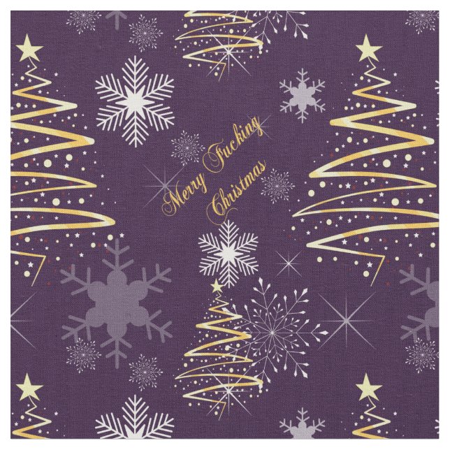 Tissu Joyeux Noël de merde (Fermer)