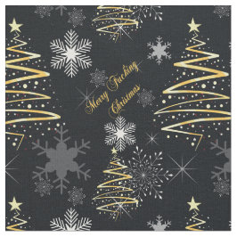 Tissu Joyeux Noël de merde