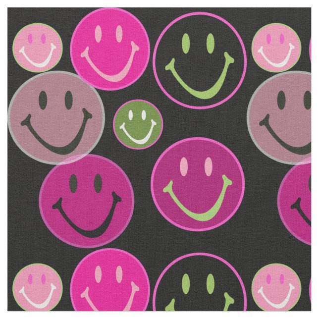 Tissu Joyeux sourires (Fermer)