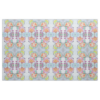 Tissu Kaléidoscope floral de papillon
