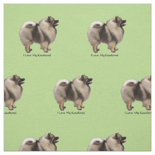 Tissu Keeshond