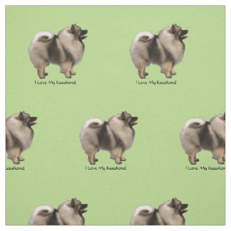 Tissu Keeshond