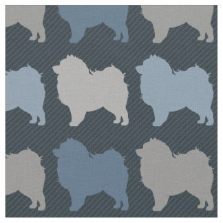 Tissu Keeshond