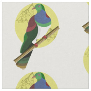 Tissu KERURU Wood pigeon