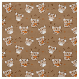 Tissu koala de コアラ jouant la guitare