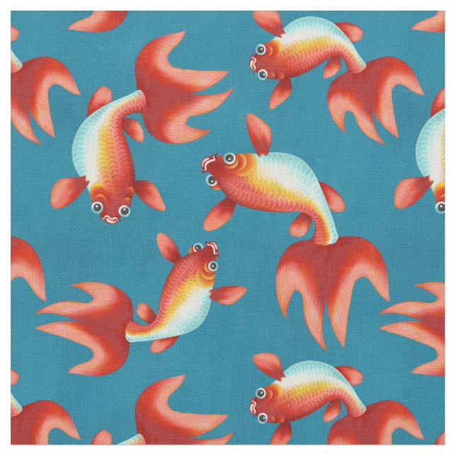 Tissu Koi Fish (Fermer)