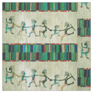 Tissu KOKOPELLI drôle de famille + vos idées