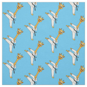 Tissu Kung Fu giraffe