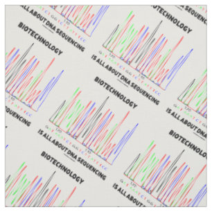 Tissu La Biotechnologie, c'est le séquençage de l'ADN