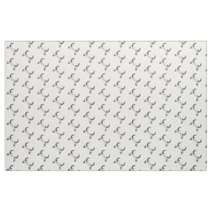 Tissu "La chasse est au-dessus" de bannière rustique
