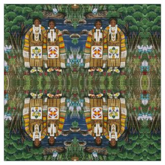 Tissu La femme de Nez Perce