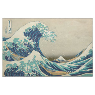 Tissu La grande vague outre de Kanagawa