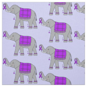 Tissu La maladie d'Alzheimer Eléphant de la sensibilisa