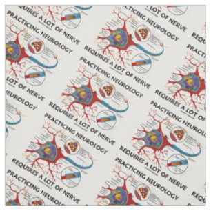 Tissu La neurologie de pratique exige beaucoup de nerf