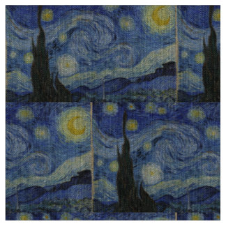 Tissu La Nuit étoilée par Vincent Van Gogh