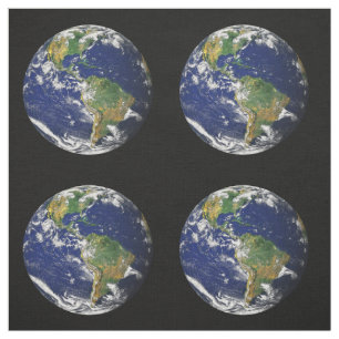 Tissu La terre de planète