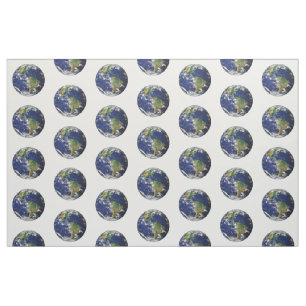 Tissu La terre de planète