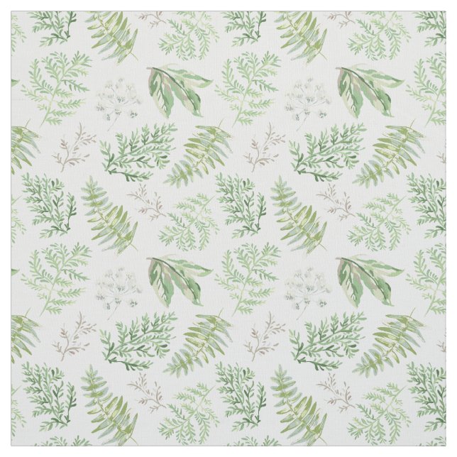 Tissu La verdure de forêt modèlent (Échantillon)