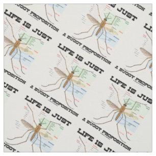 Tissu La vie est juste une proposition avec des erreurs
