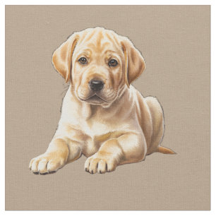 Tissu Labrador Retriever Jaune