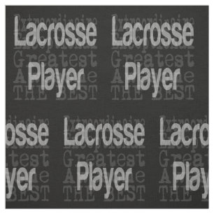 Tissu Lacrosse Player Extraordinaire