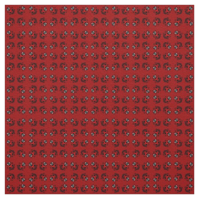 Tissu Ladybug Art Fabric Ladybird Fabric Coton ou Poly (Échantillon)