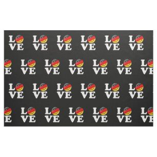 Tissu L'Amour De L'Allemagne Drapeau Souriant