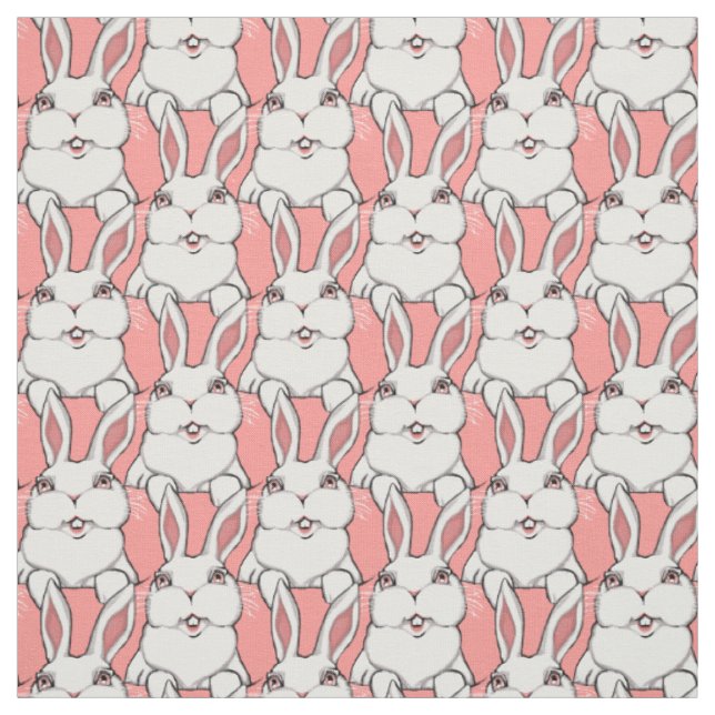 Tissu Lapin de Pâques Tissus Pâques Tissus Personnalisés (Échantillon)