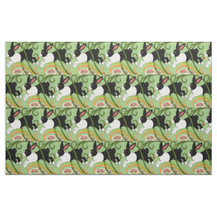 Tissu Lapin hollandais sur l'art de la structure à carr