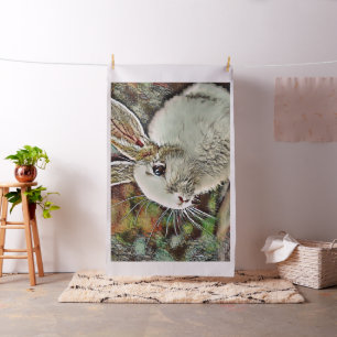Tissu lapin toony
