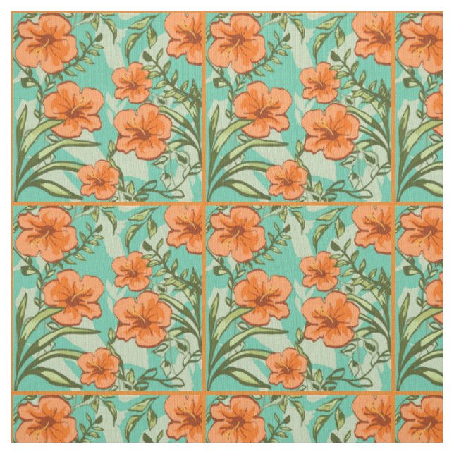 TISSU L'ART HAÏIEN (Échantillon)