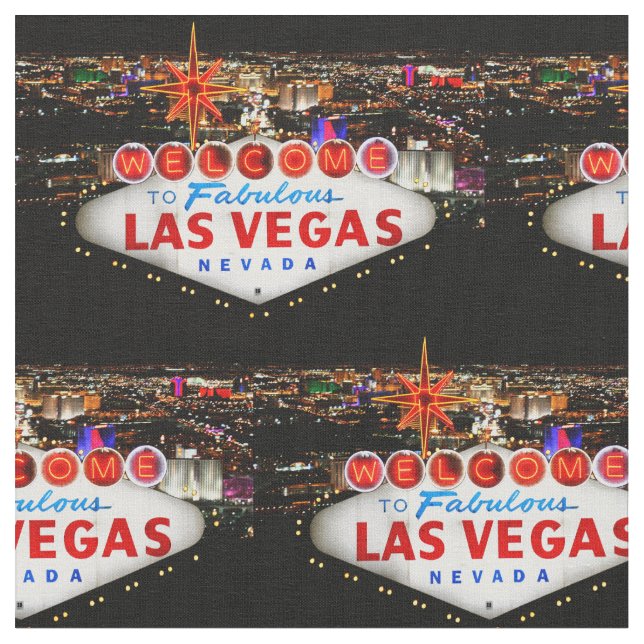 Tissu Las Vegas Welcome Fabric (Fermer)