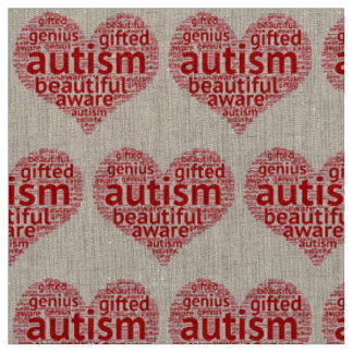 Tissu L'autisme est beau