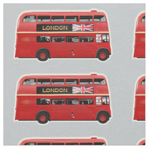 Tissu L'autobus de rouge de Londres