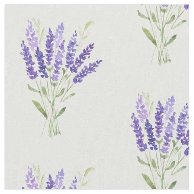 Tissu Lavande aquarelle (Fermer)
