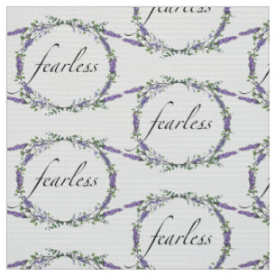 Tissu Lavande et Eucalyptus sans peur