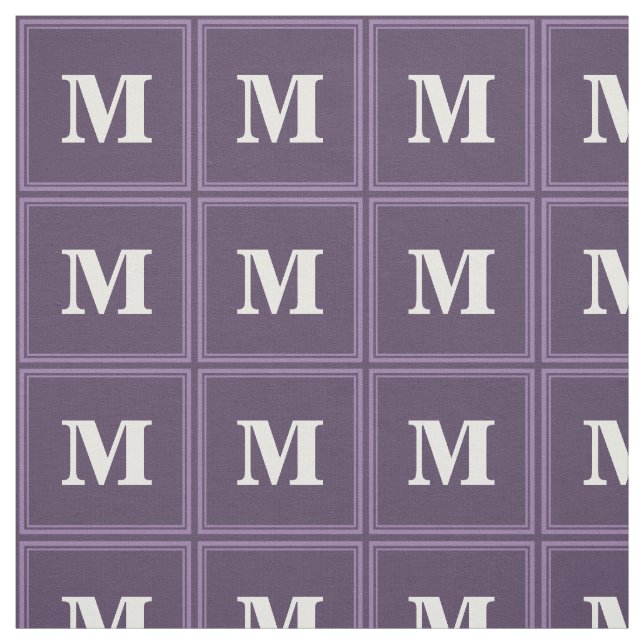 Tissu Lavande Monogramme (Échantillon)