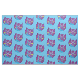 Tissu Le chat de Schrodinger, artistique