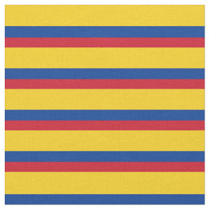 Tissu Le drapeau colombien et la mode branchée