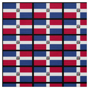 Tissu Le drapeau de la République Dominicaine