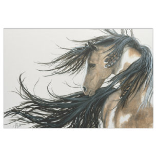 Tissu Le majestueux cheval Pinto de Bihrle