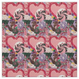 Tissu "Le monde de la menthe poivrée de Mme Elizabeth"
