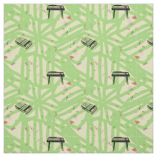 Tissu Le motif d'enregistreur d'organe choisissent la