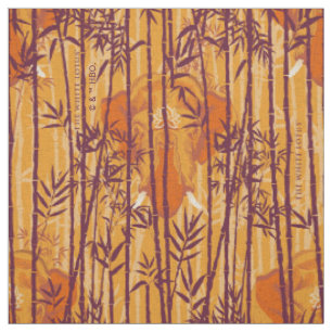 Tissu Le Motif White Lotus Sunset Safari