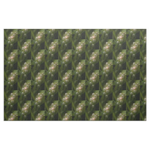 Tissu Le muguet floral