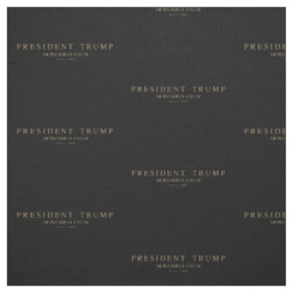 Tissu Le Président Trump. Deploribus Unum.