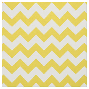 Tissu Le zigzag jaune barre le motif de Chevron