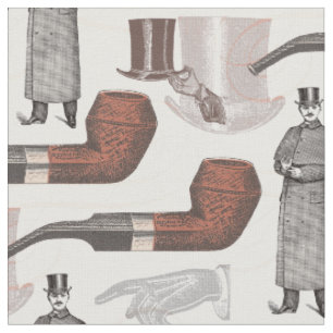 Tissu L'Élégant Vintage dans le top Hat Retro
