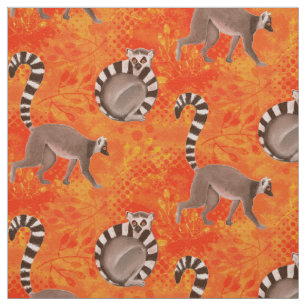 Tissu Lemur de Madagascar