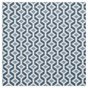 Tissu L'ère atomique a inspiré le motif géométrique
